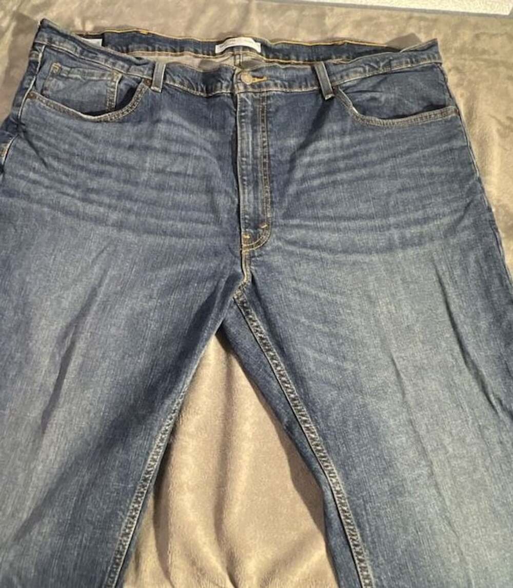 Signature By Levi Strauss & Co. Relaxed Jeans Size W44 L30 Blue Denim